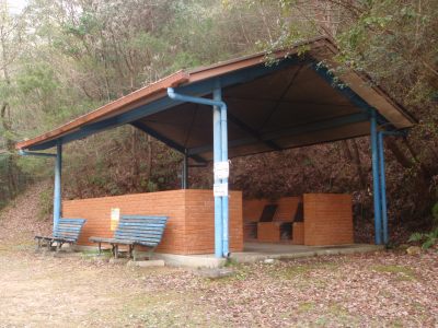 Cooking facility of Kenmin-hiroba campsite
