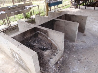 Fireplace of Kitaniyama campsite