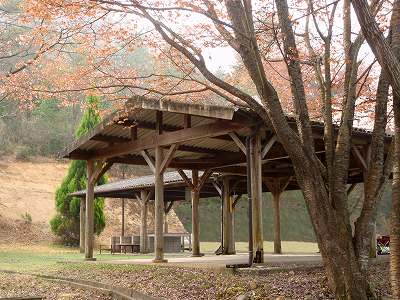 Gazebo of Okuyama campsite