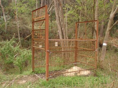 Animal trap of Okuyama campsite