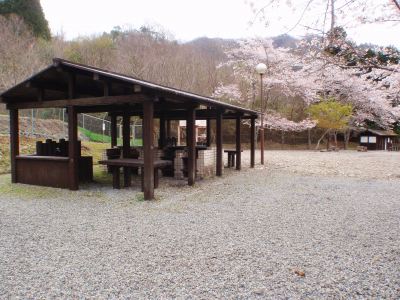 Cooking facility of Sengen campsite