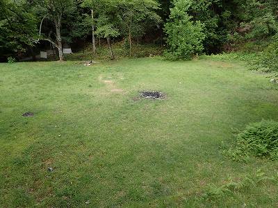 View of Shiraito-no-taki campsite