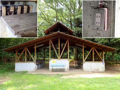 大麻山キャンプ場の炊事棟