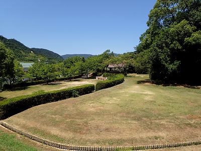 橘ノ丘総合運動公園キャンプ場のテントサイト全景
