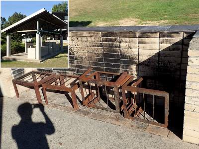 とらまる公園キャンプ場のカマド