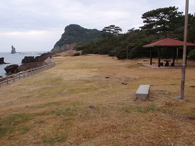 View of Hinokami-koen campsite