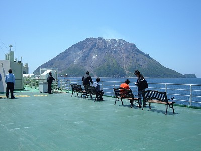 Ferry Mishima of Ioojima campsite