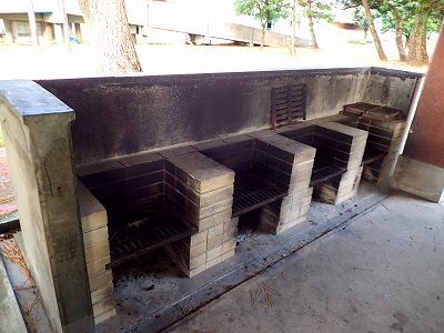 Fireplace in Kokubu camp kaisuiyokujo