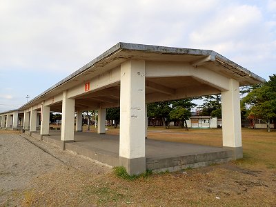 Gazebo in Kokubu camp kaisuiyokujo