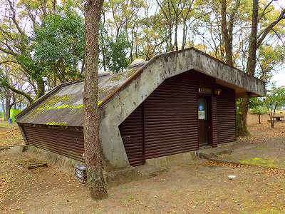 Restrooms in Irinomatsubara campsite