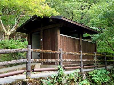 鏡川源流憩いの広場のトイレ