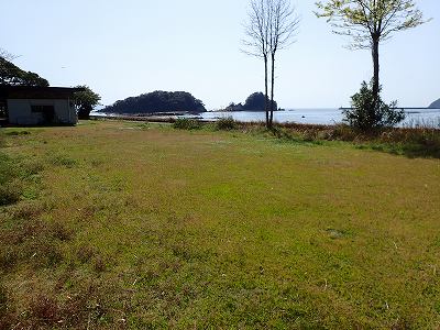 咸陽島公園のサイト全景