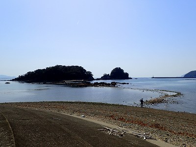 咸陽島公園から見る咸陽島