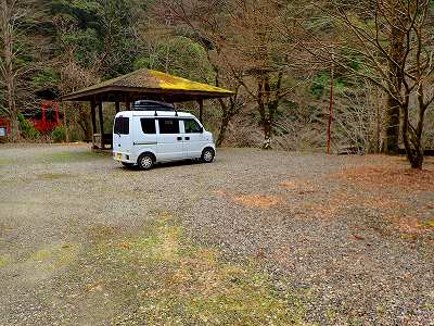 2019年 3月の松葉川林間キャンプ場