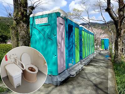 宮の前公園キャンプ場のトイレ