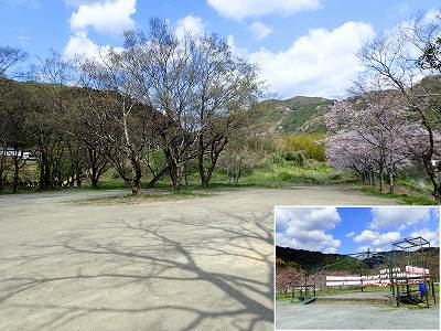 宮の前公園キャンプ場にある北側のサイト