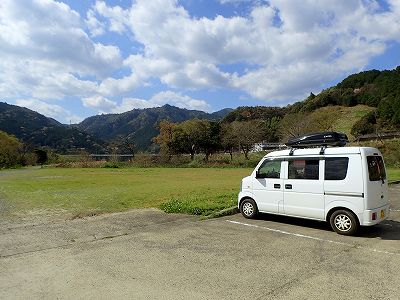 宮の前公園キャンプ場の南側のサイト