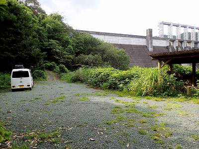 さめうらキャンプ場のサイト全景