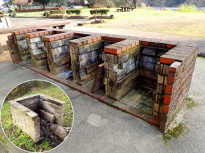 四万十ひろばキャンプ場のカマド