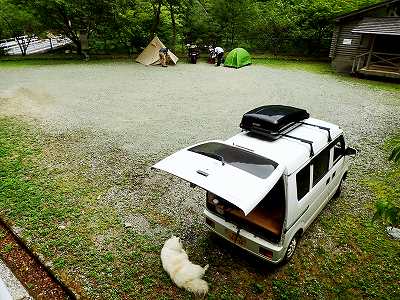 Shiraidani auto-campsite