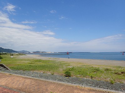 Tanezaki Beach in Tanezaki sensho-koen campsite