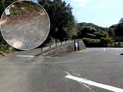 自然公園丸山キャンプ場の駐車場