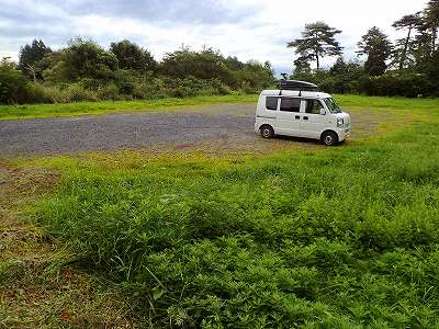 Parking lot of Kitakami sougo undo-koen