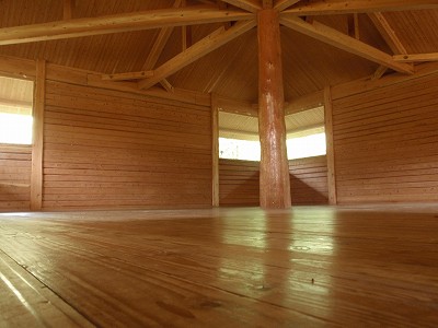 Inside of bungalow of Seiroku campsite
