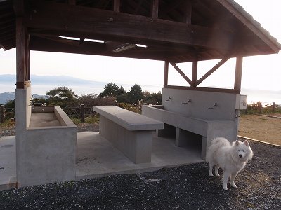 琴海赤水公園オートキャンプ場の炊事場