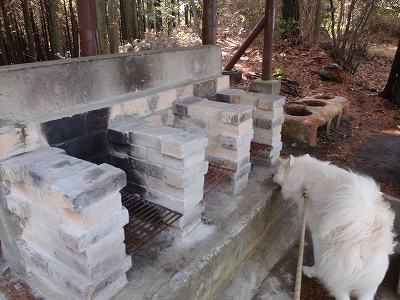 長崎市民の森林間キャンプ場のカマド