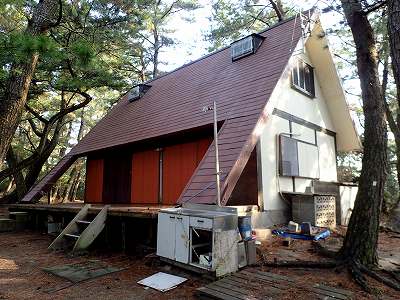 野田浜キャンプ場の海の家