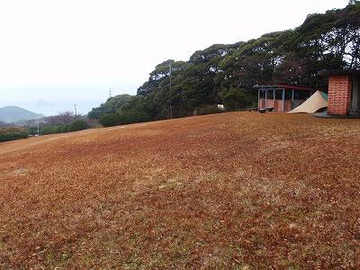 百合ケ岳公園キャンプのサイト全景