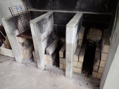 大沢森林公園キャンプ場のかまど