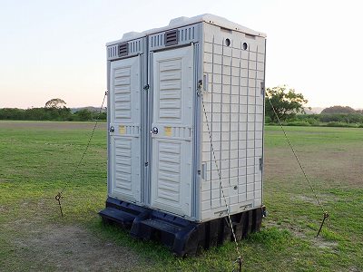 Restrooms of Ijirino kasen-koen auto campsite