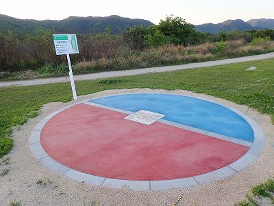 Running course in Ijirino kasen-koen auto campsite