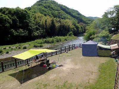 Nakamura-gawa sabo_koen tenjinkyo campsite