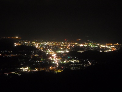 Night view of Ryutaizan-koen
