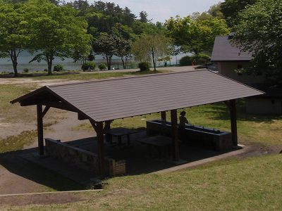 Cooking facility of Shidakako campsite