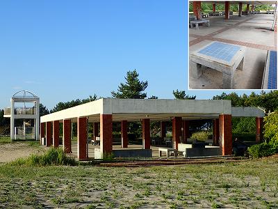 Resting place in Uchidaryujin kaisuiyokujo campsite