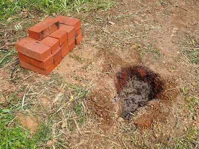 直火をした後は元通りに復元