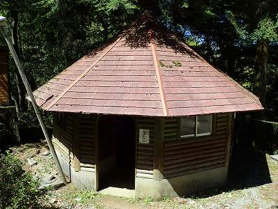 Restrooms of Okuhiratani campsite