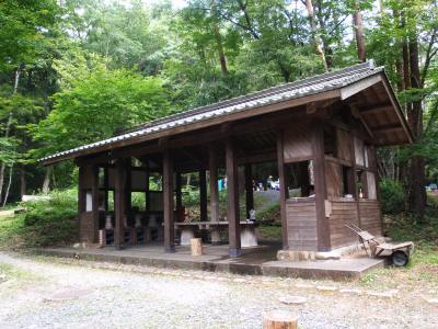 匹見峡レストパークキャンプ場の炊事棟