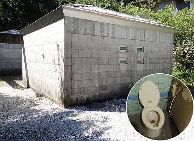 Toilet in Mae-gawa campsite