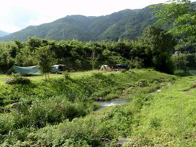 2009年 8月の美濃田の淵キャンプ村
