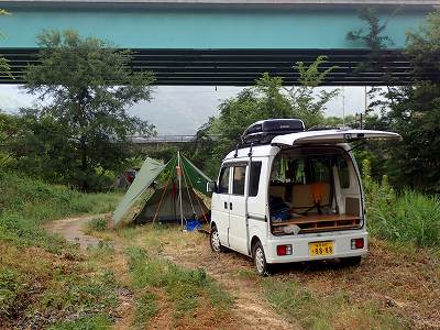 2018年 8月の美濃田の淵キャンプ村