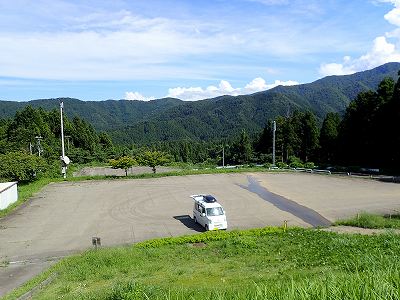 八森山レクリエーション広場の駐車場