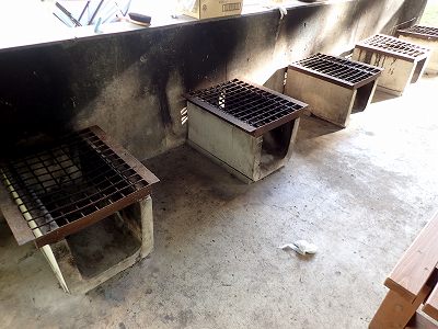 Fireplace of Koryu-ko campsite