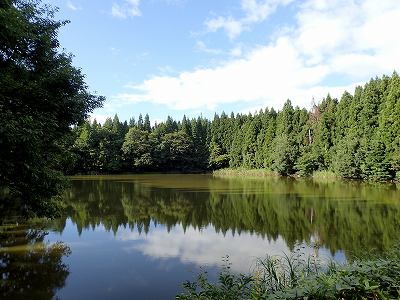 Lake in Koryu-ko campsite