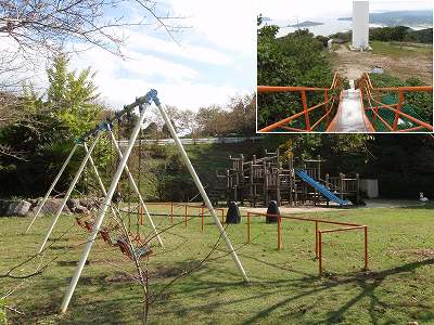 ハートランドひらおスポーツレクリエーション公園のちびっこ広場の遊具