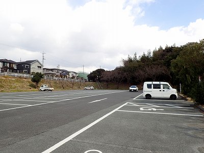 長田海浜公園の駐車場